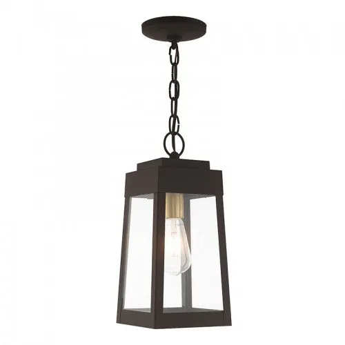 1 Lt Bronze Pendant Lantern