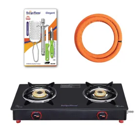 1 SF LPG STOVE 2B S..|1 SF HOSE PIPE 1.5 MTR..|1 SF SPARK LIGHTER - CHROME (..