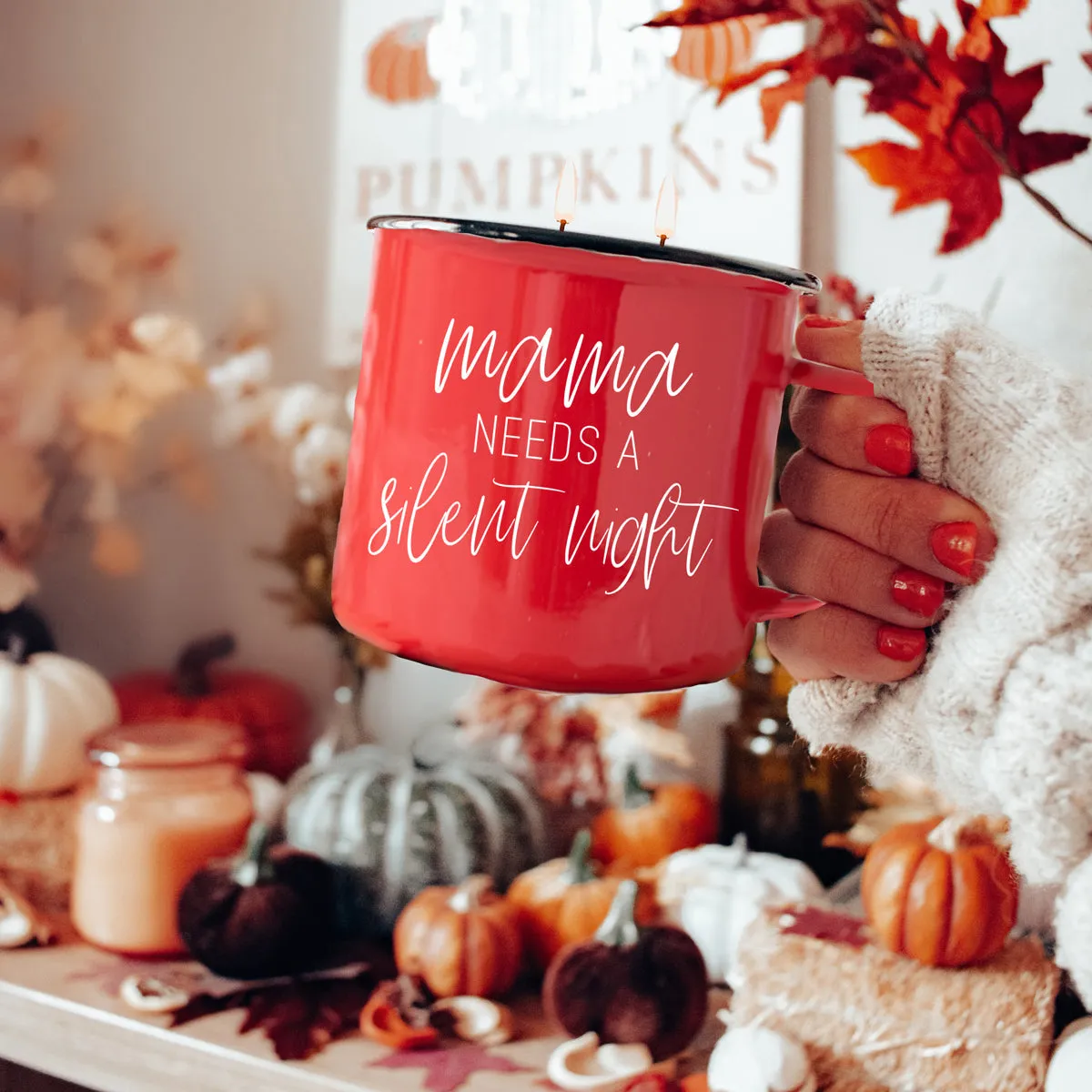 16oz Holiday Candle Mug