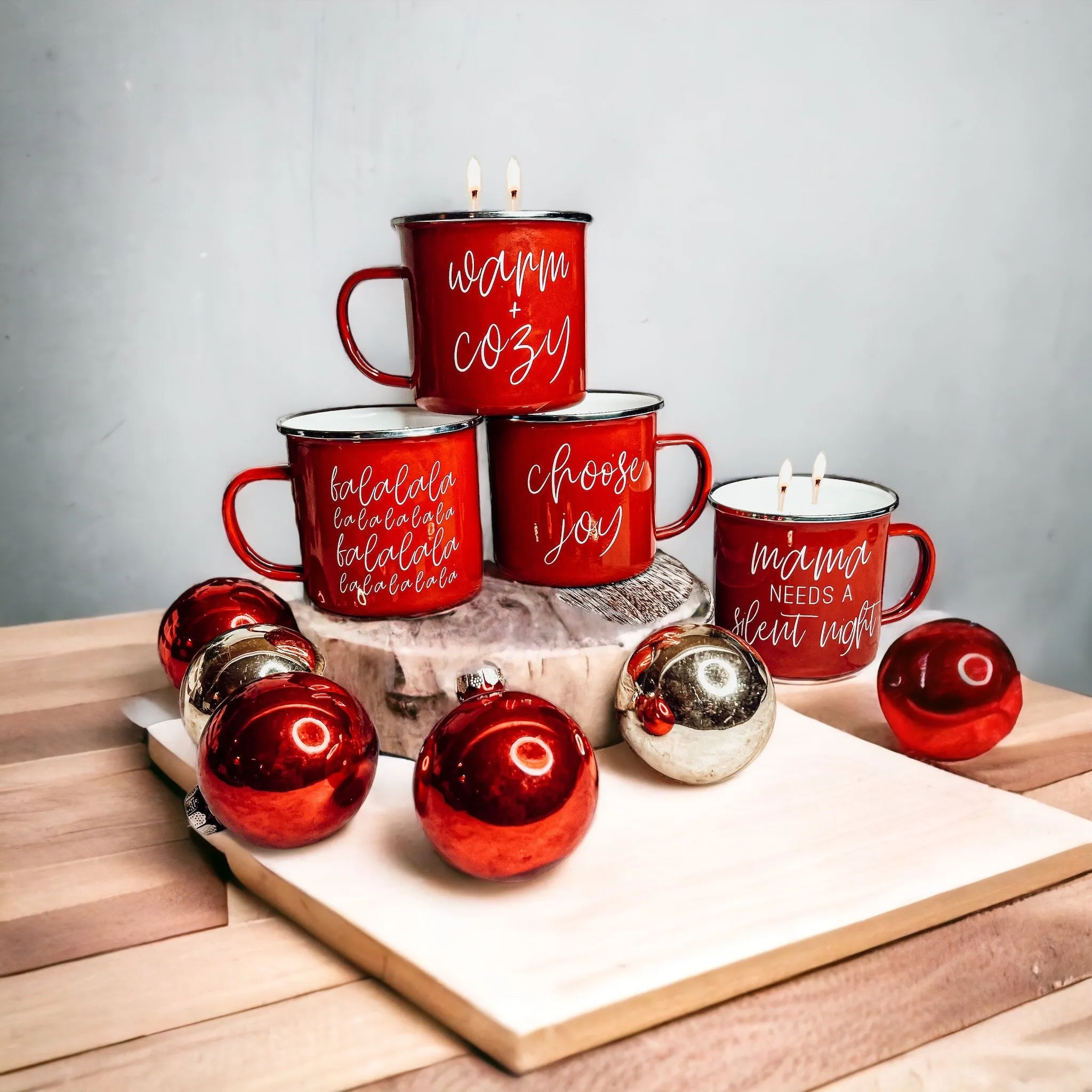 16oz Holiday Candle Mug