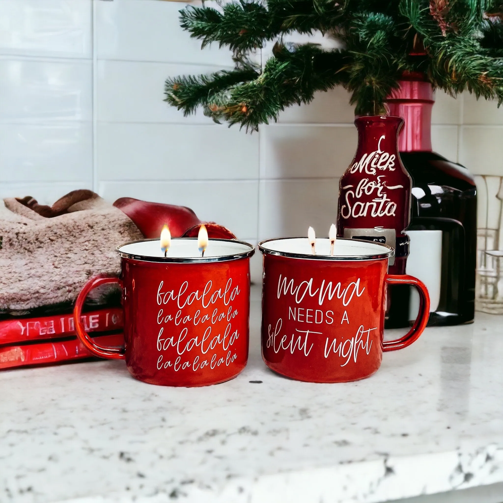 16oz Holiday Candle Mug