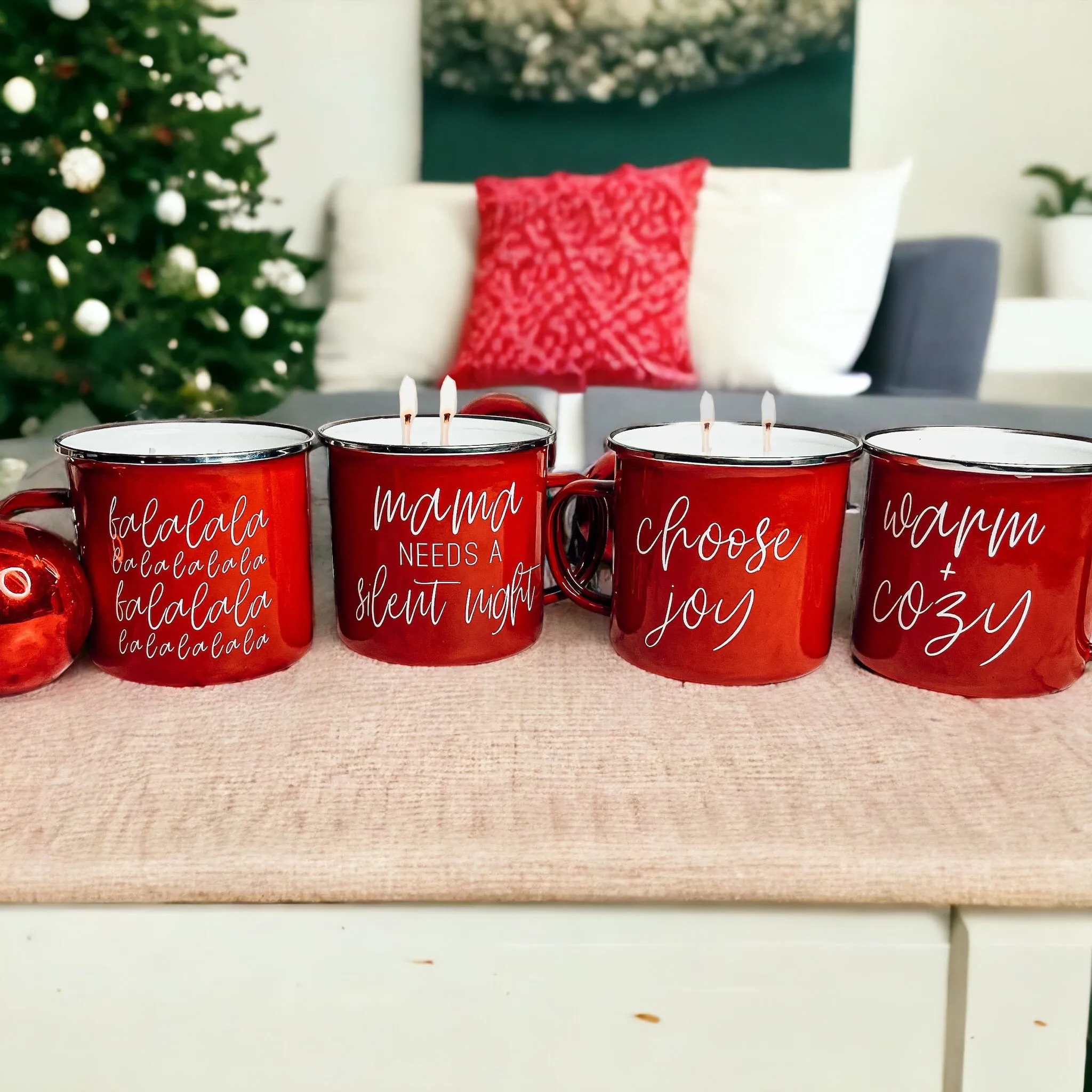 16oz Holiday Candle Mug