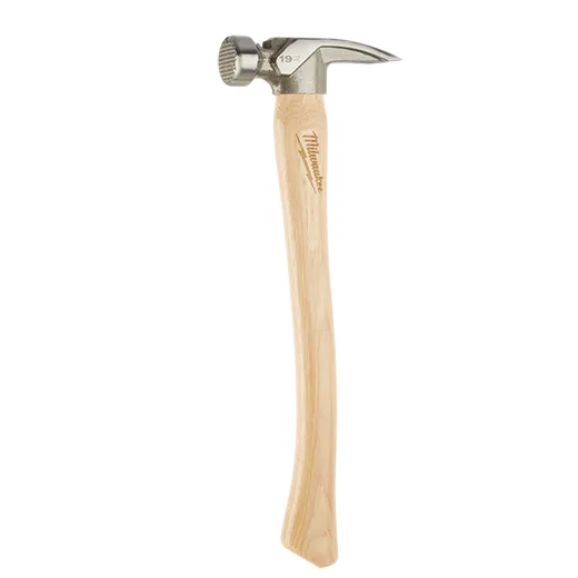 19oz Milled Face Hickory Handle Framing Hammer