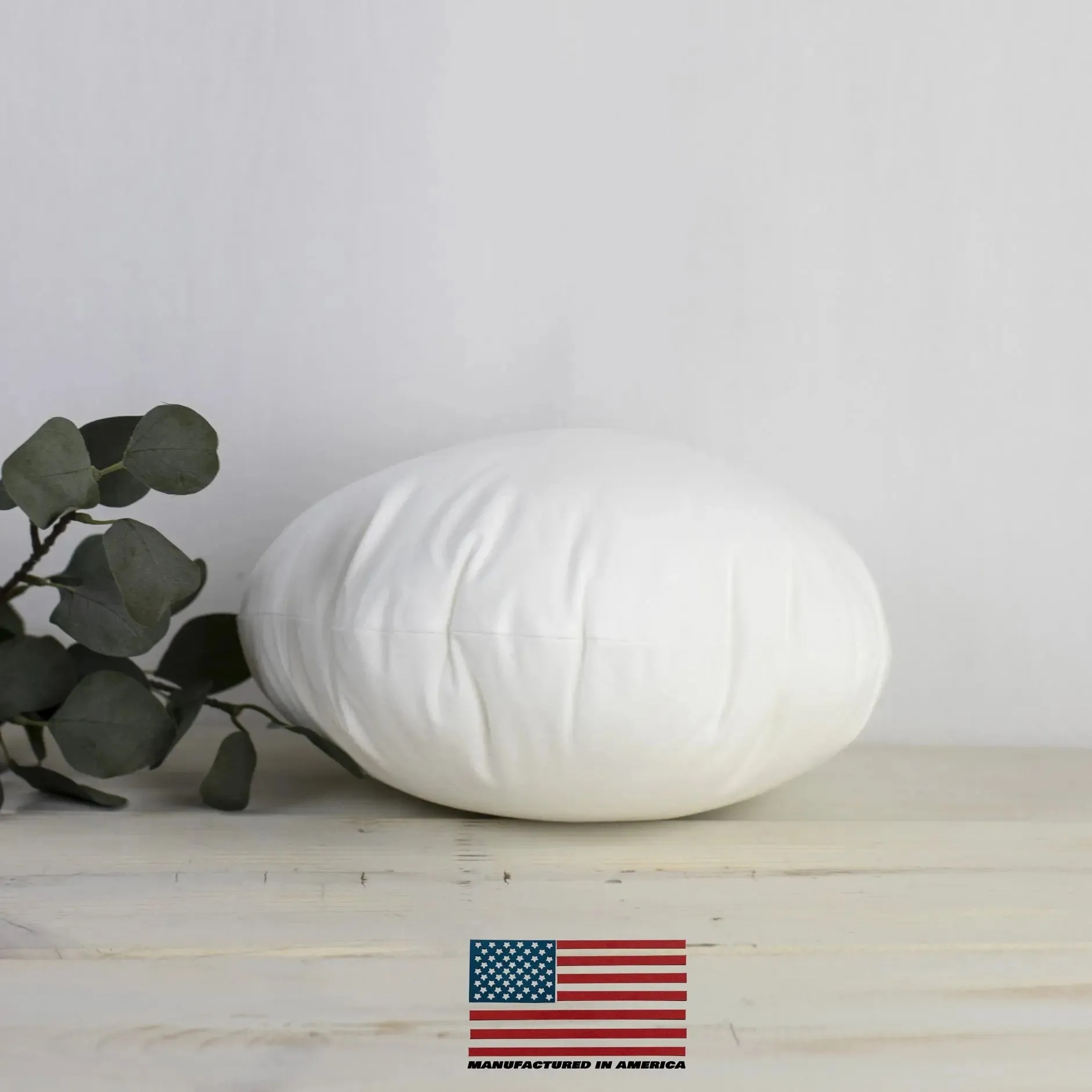 19" | Round Pillows Insert | Indoor Outdoor Hypoallergenic Polyester Pillow Insert | Quality Insert | Round Pillow Form | Round Pillow