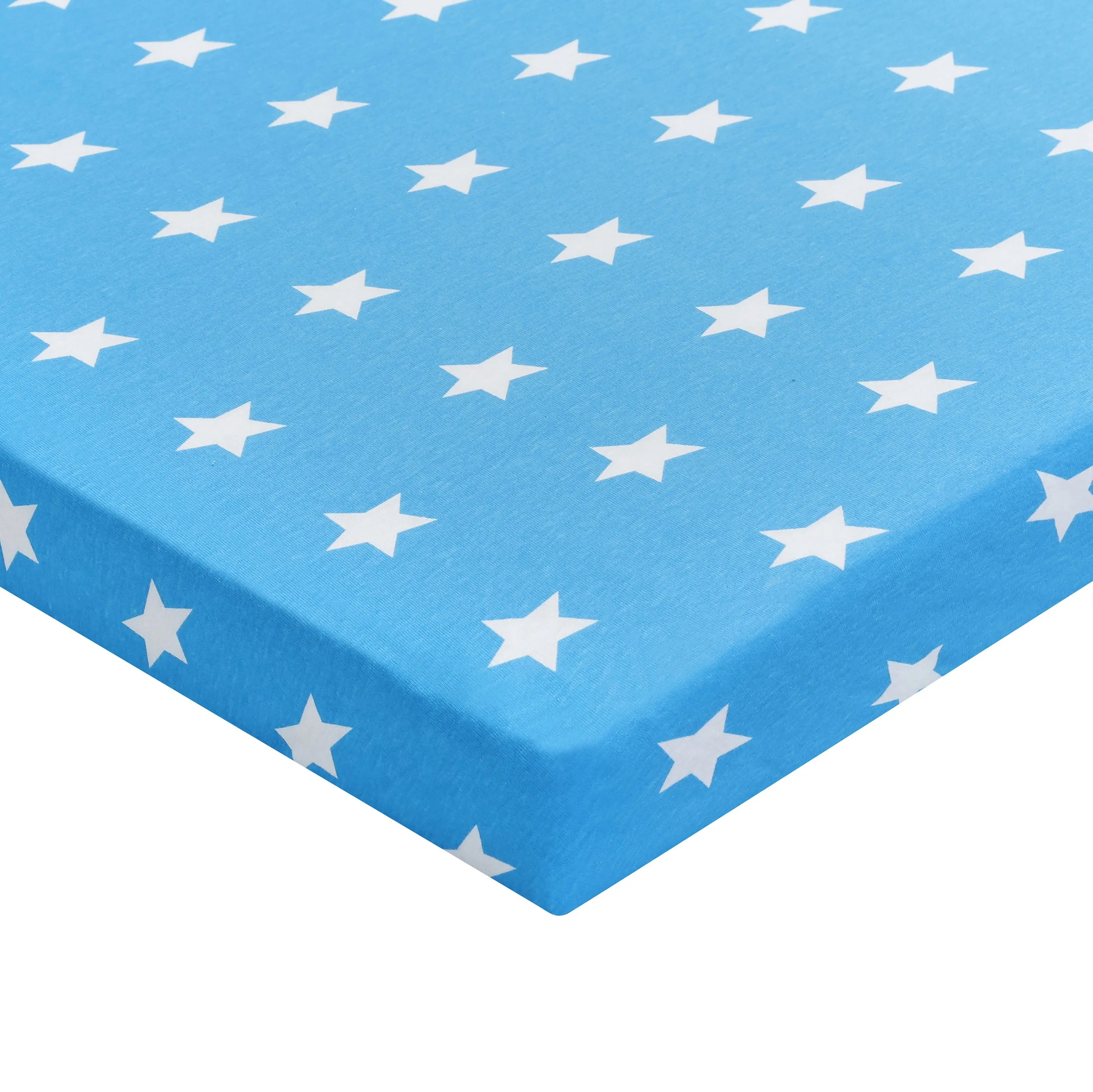 2 Pack n Play and Portable Crib Mattress Sheets - Stars/Clouds