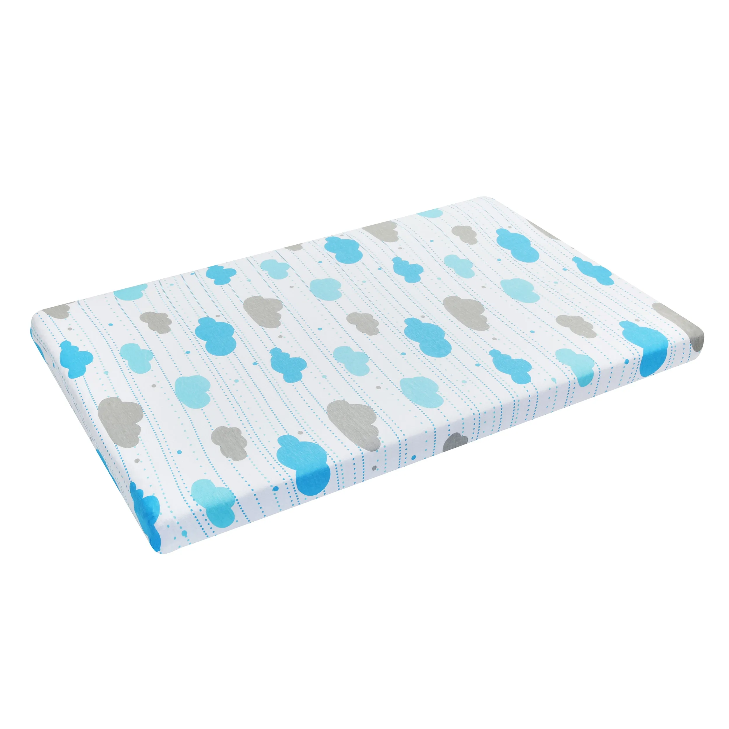 2 Pack n Play and Portable Crib Mattress Sheets - Stars/Clouds