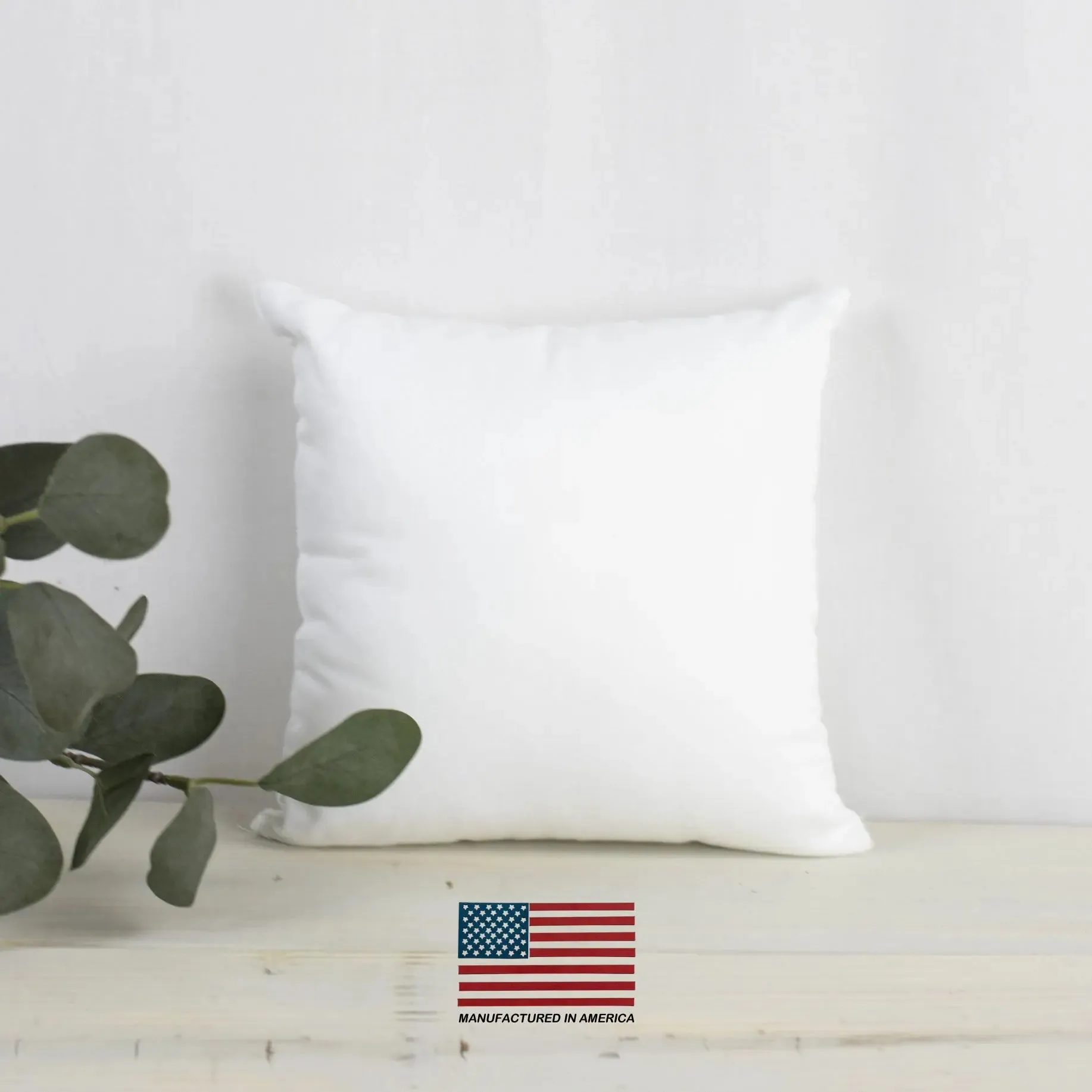 20x20 | Indoor Outdoor Hypoallergenic Polyester Pillow Insert | Quality Insert | Pillow Inners | Throw Pillow Insert | Square Pillow Inserts