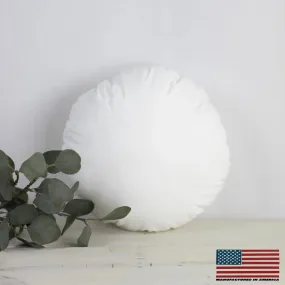 38" | Round Angel Hair Insert | Indoor Outdoor Down Alternative Hypoallergenic Pillow Insert | Quality Insert | Premium Insert