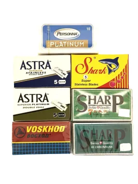 40 Safety Razor Blades from top manufacturers