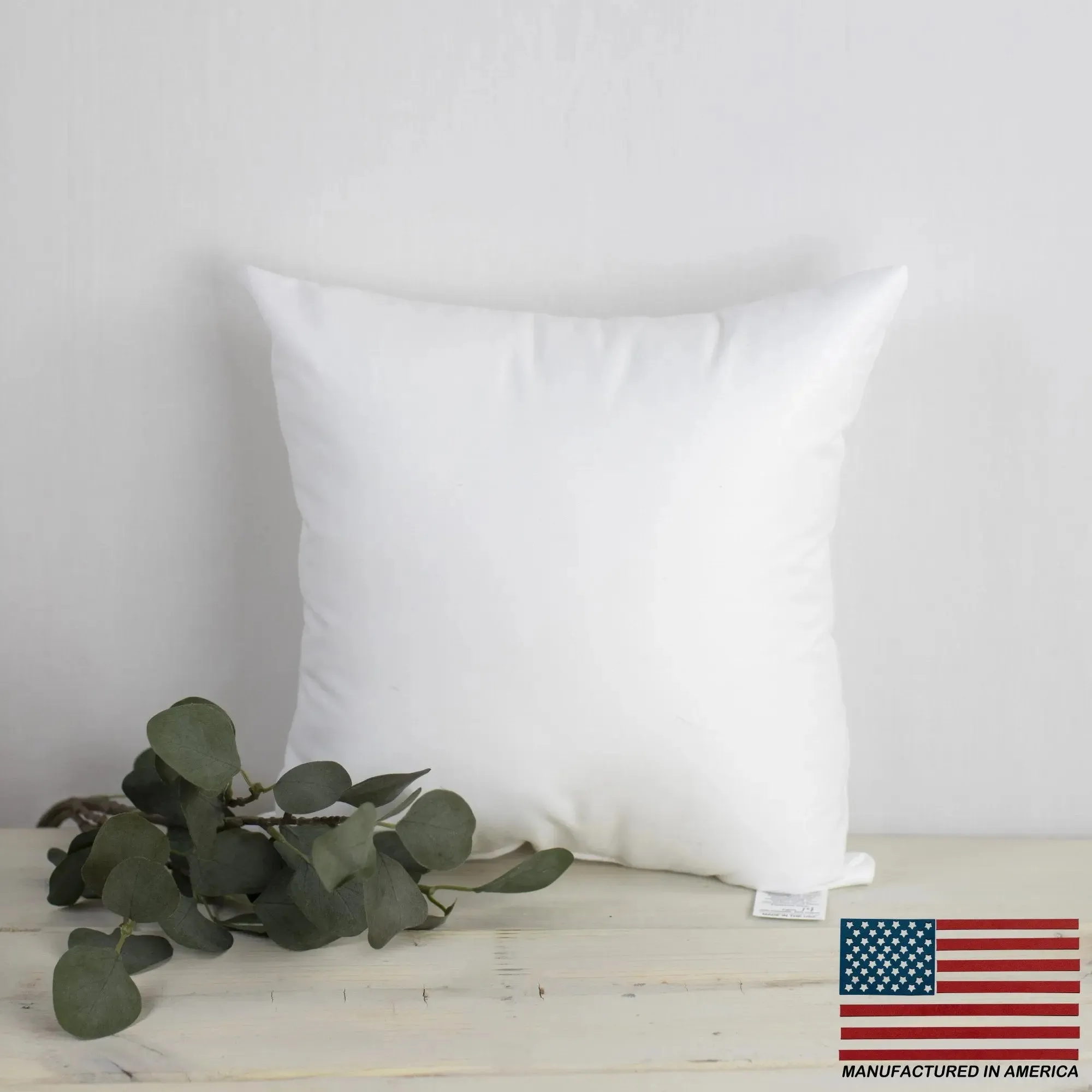 7x7 | Square Angel Hair Insert | Indoor Outdoor Down Alternative Hypoallergenic Pillow Insert | Quality Insert | Premium Insert