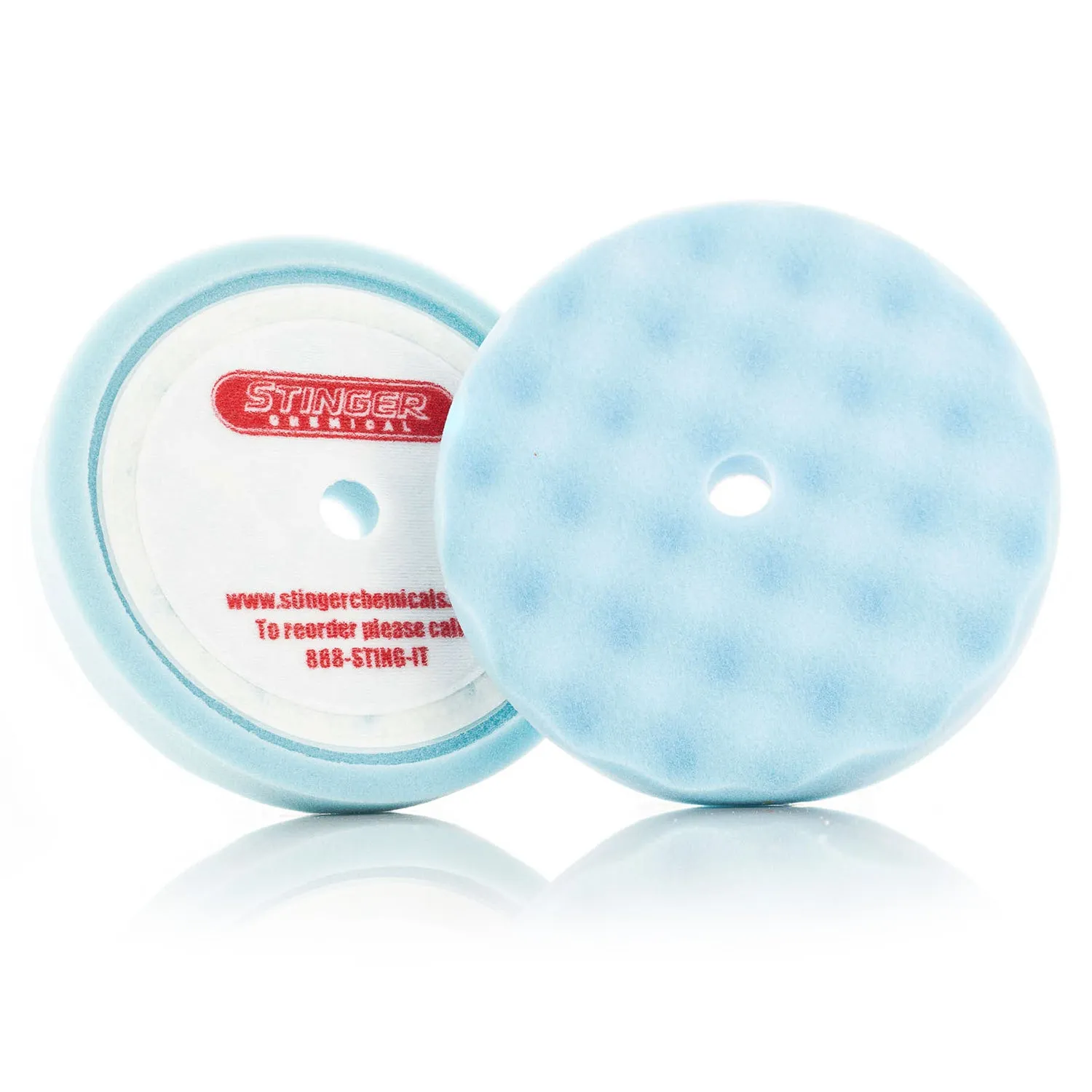 8" Rotary Light Blue Polishing Pad