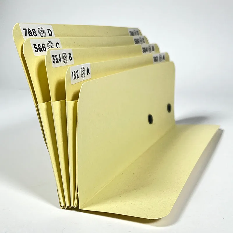 Accordion Pocket File Instructions