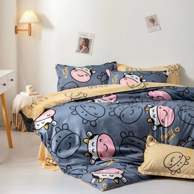 Adorable Happy Cow Bedding Set