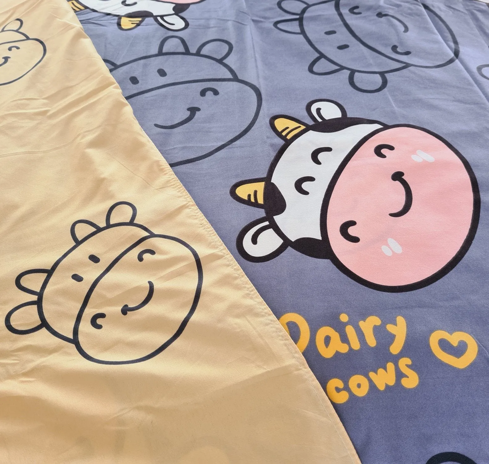 Adorable Happy Cow Bedding Set