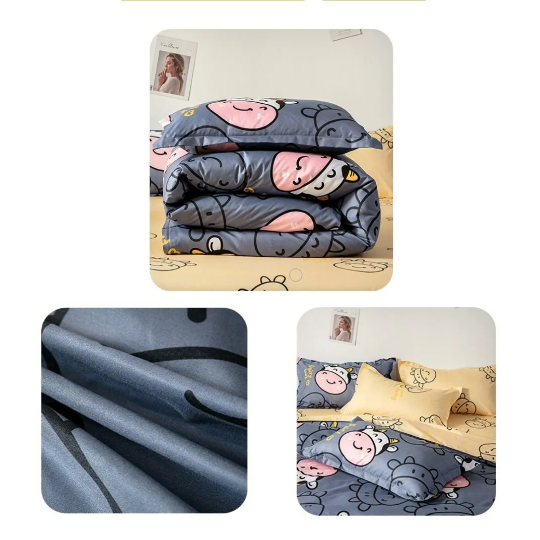 Adorable Happy Cow Bedding Set