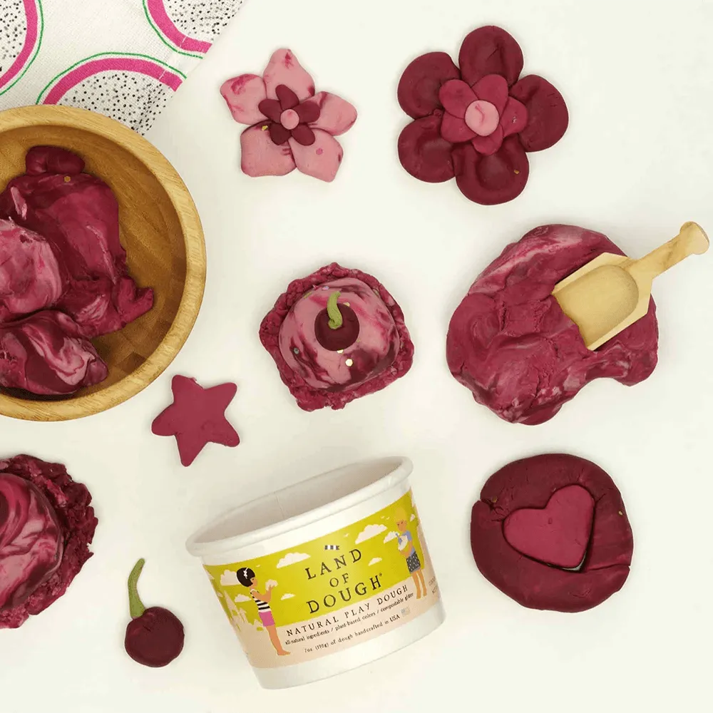 All-Natural Play Dough - Cherry on Top