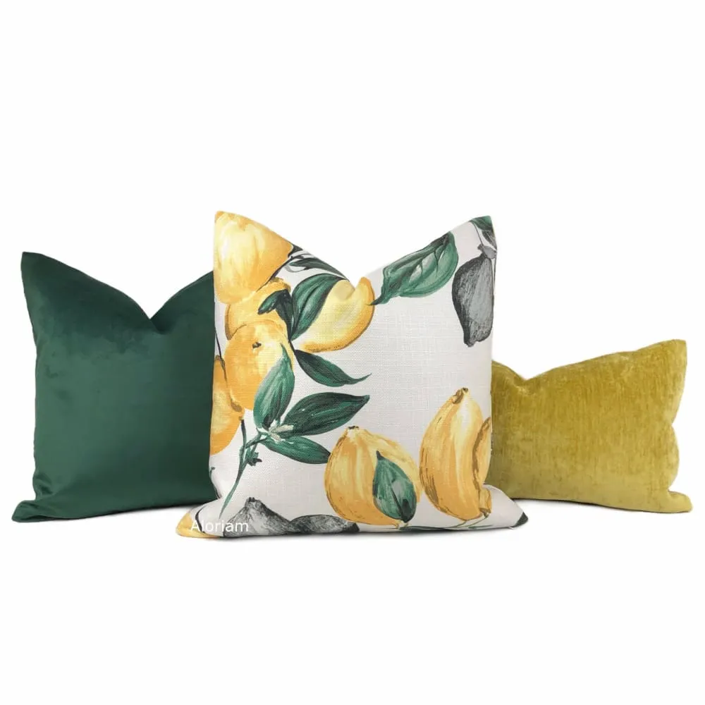 Amalfi Lemon Tree Print Pillow Cover