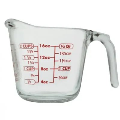 Anchor Hocking 16 Oz Glass Measuring Cup