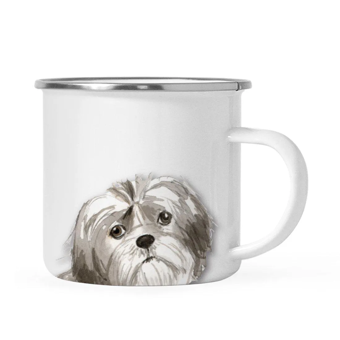 Andaz Press 11oz Dogs Up Close Campfire Coffee Mug