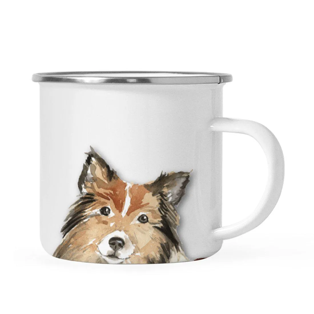 Andaz Press 11oz Dogs Up Close Campfire Coffee Mug