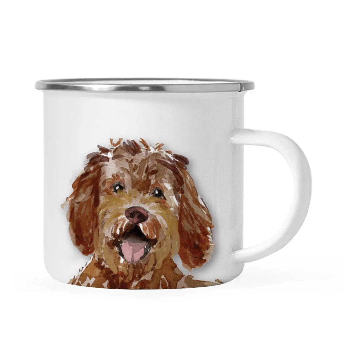 Andaz Press 11oz Dogs Up Close Campfire Coffee Mug