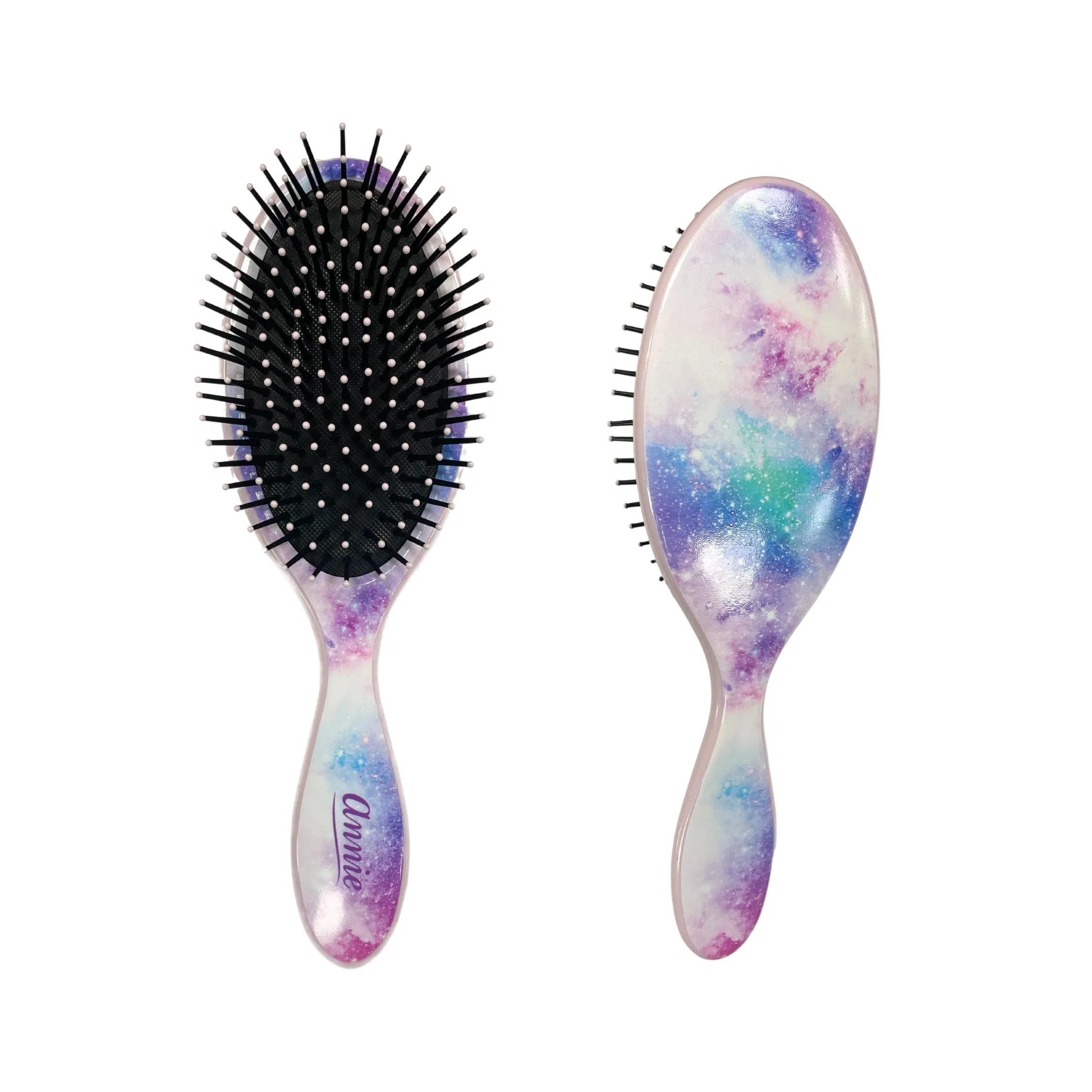 Annie Detangling Round Paddle Brush Universe Daydream