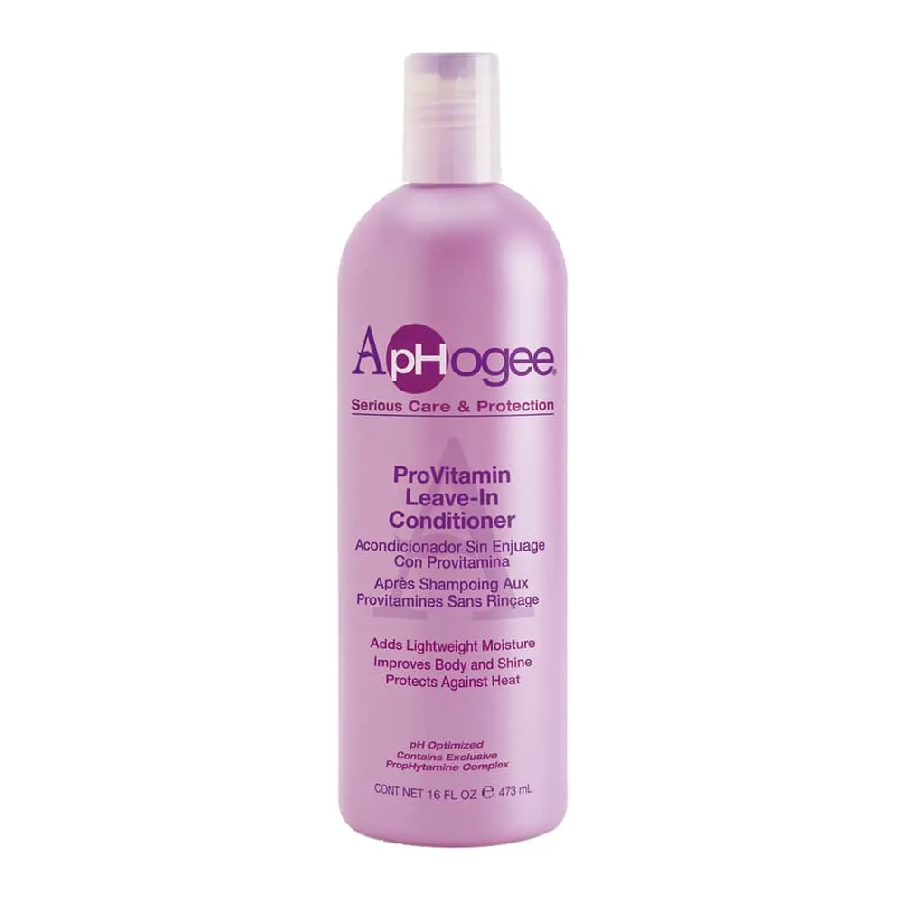 Aphogee Provitamin Leave In Conditioner Smoothes & Detangles 237ml / 473ml