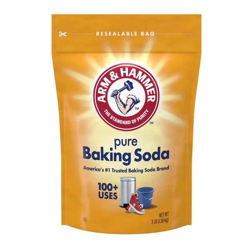 Arm & Hammer No Scent Organic Baking Soda Cleaner Powder 3 lb