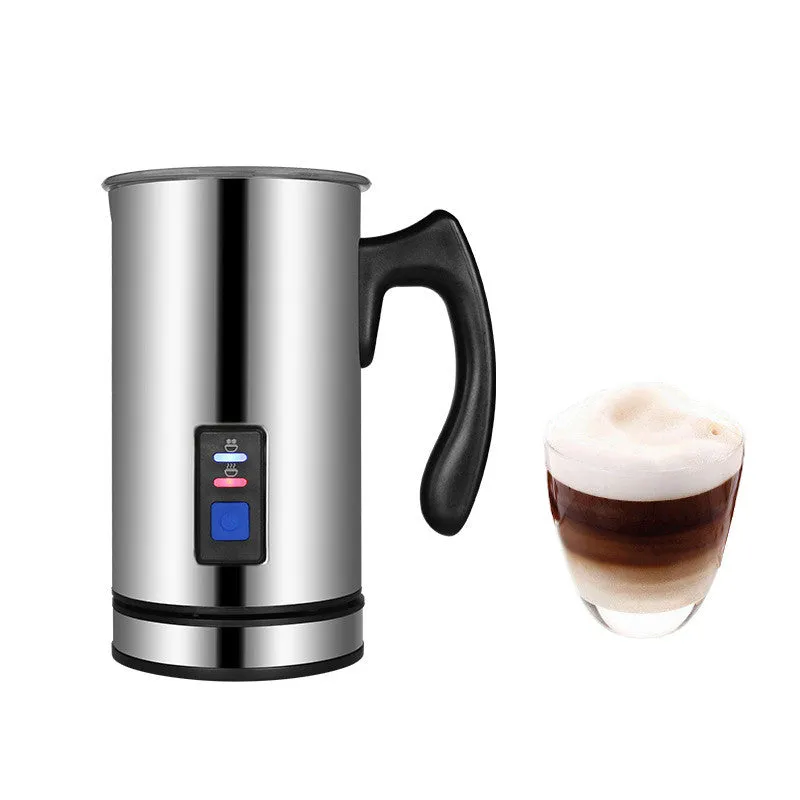 Automatic hot and cold coffee electric milk frother