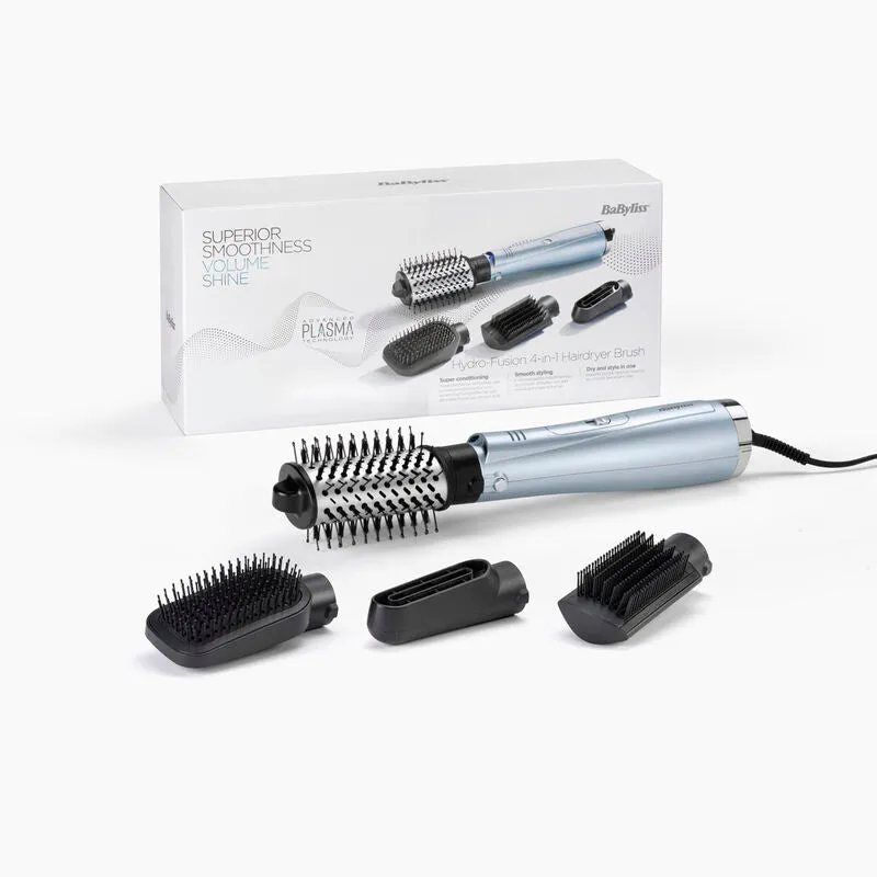 Babyliss Hydro Fusion 4 in 1 Hair Dryer Brush - Blue | 2774U