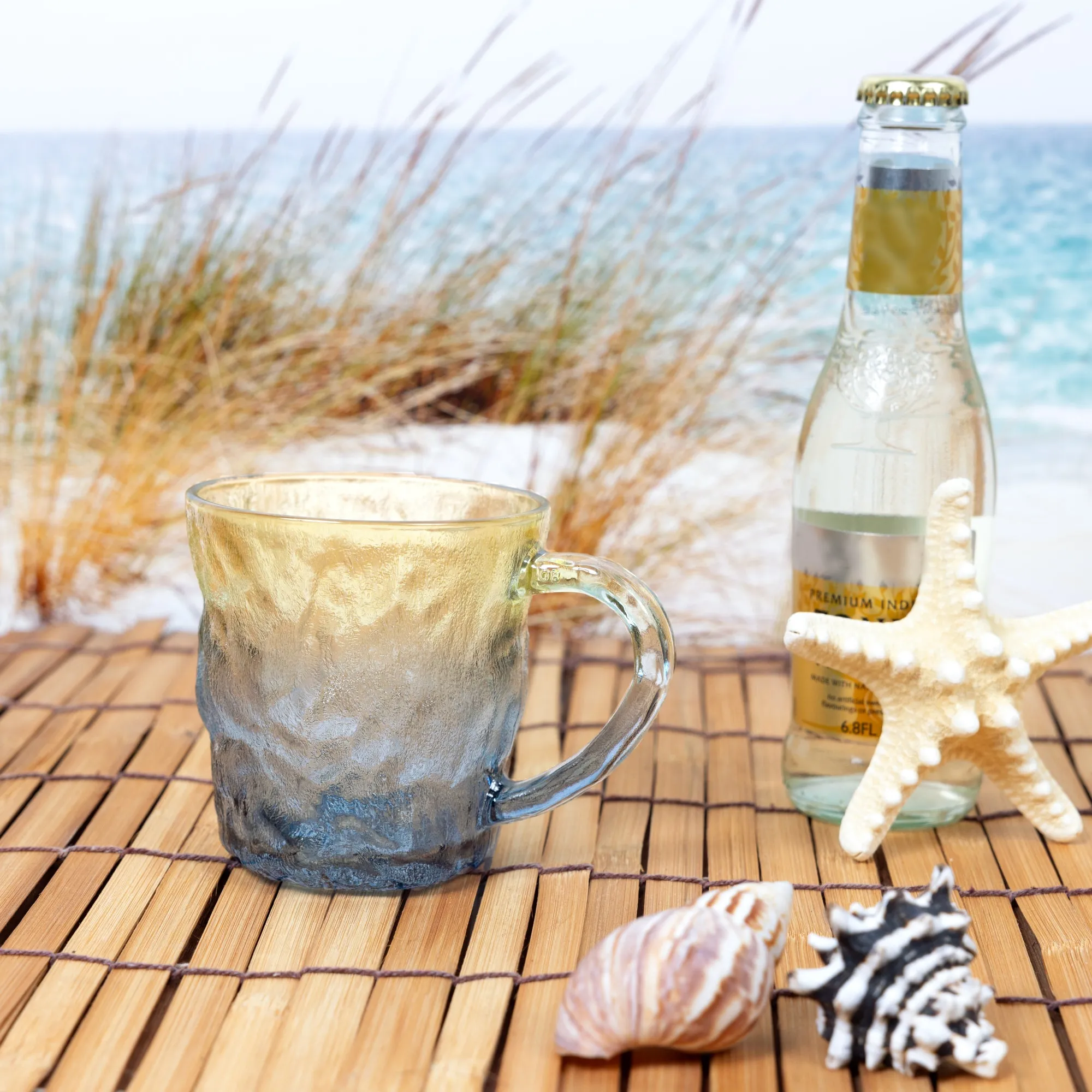 Beach Mode 10 oz Glacier Glass Mug