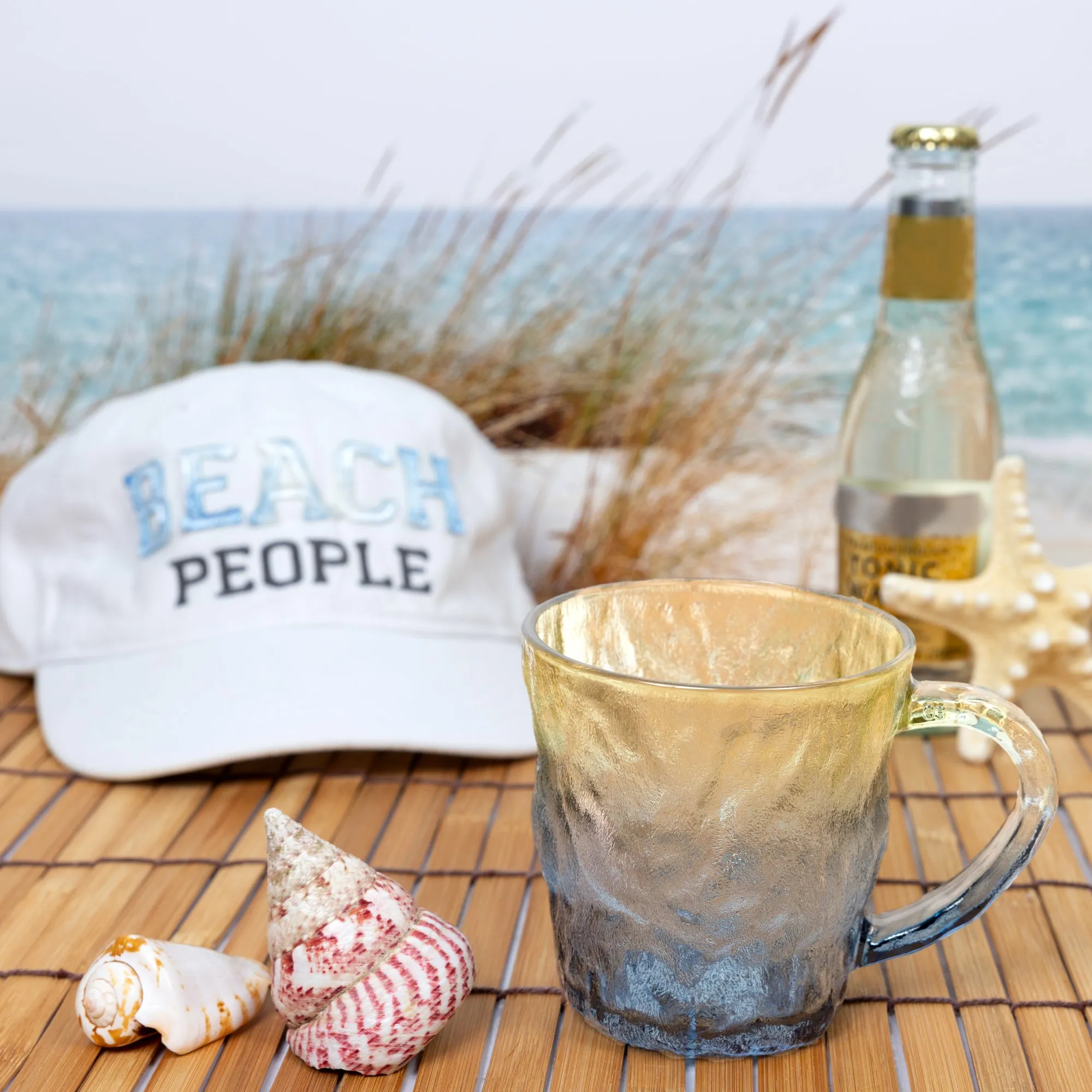 Beach Mode 10 oz Glacier Glass Mug