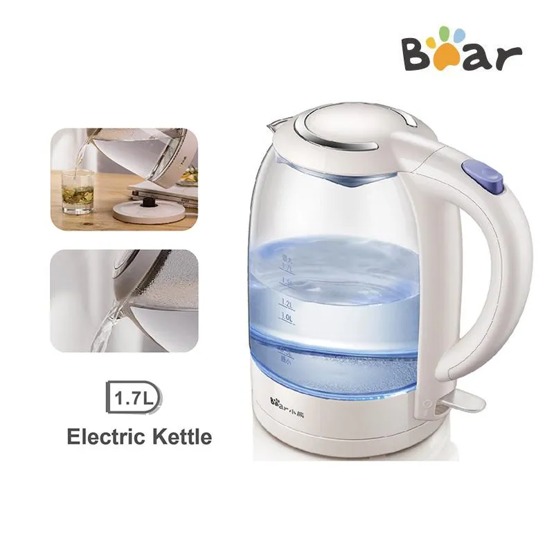 Bear Electric Kettle 1.7L Glass kettle (ZDH-A17L1)