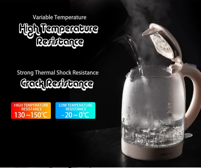 Bear Electric Kettle 1.7L Glass kettle (ZDH-A17L1)