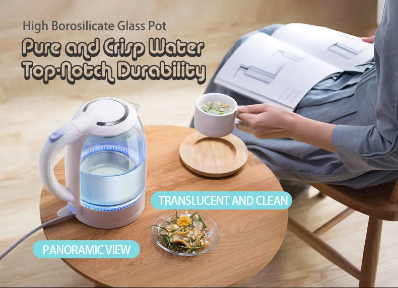 Bear Electric Kettle 1.7L Glass kettle (ZDH-A17L1)