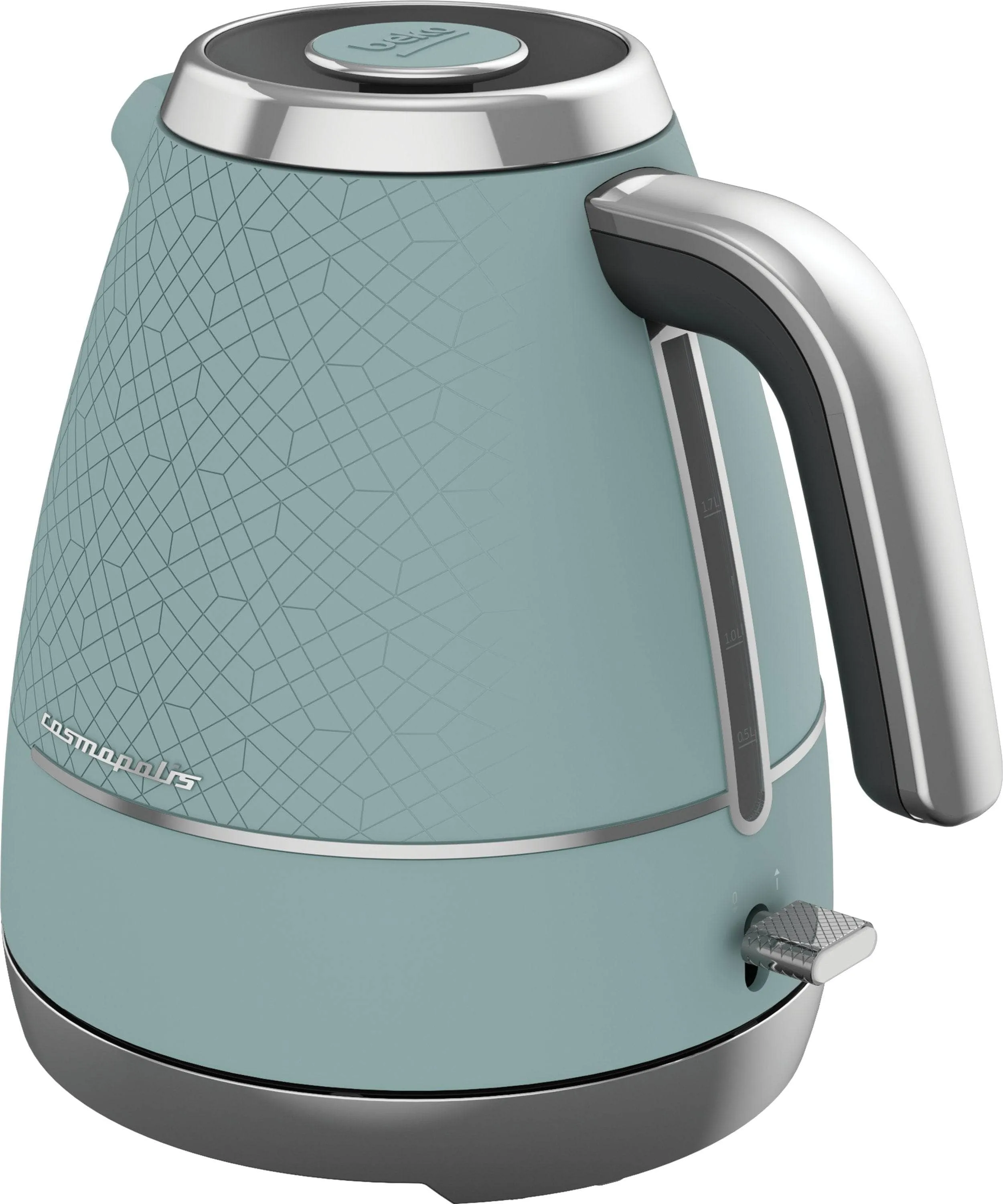 Beko Dome 1.7L Kettle - Teal & Chrome