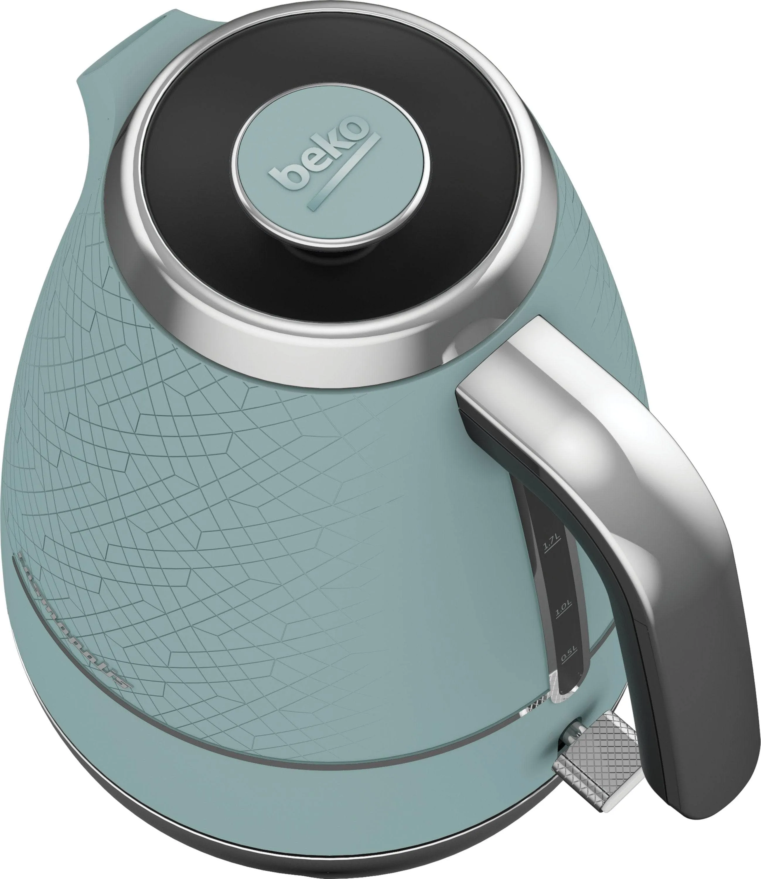 Beko Dome 1.7L Kettle - Teal & Chrome