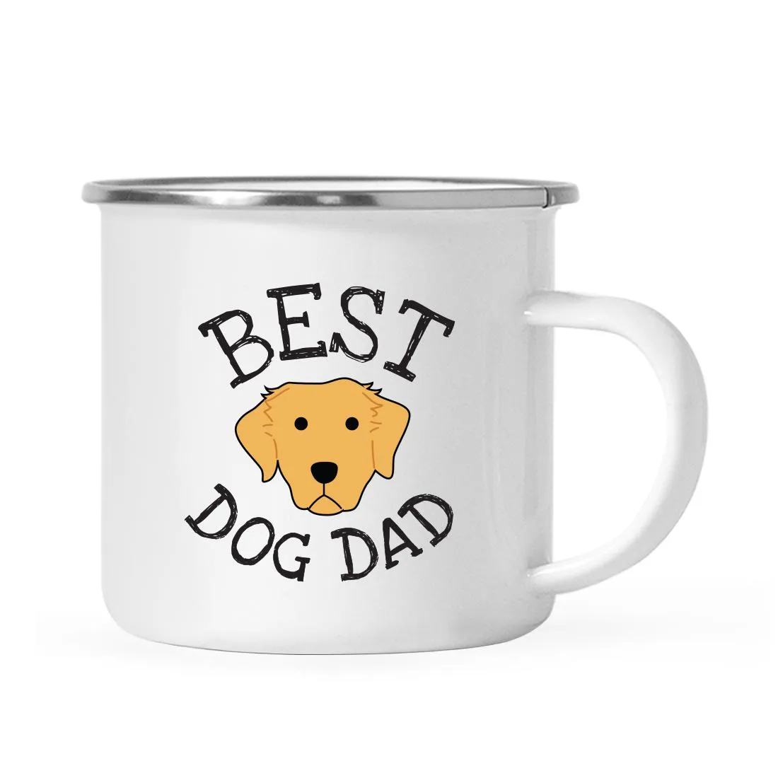 Best Dog Dad Campfire Coffee Tea Mug, Dog Graphic