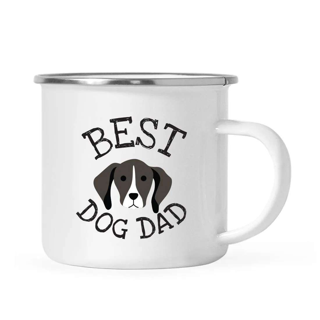 Best Dog Dad Campfire Coffee Tea Mug, Dog Graphic