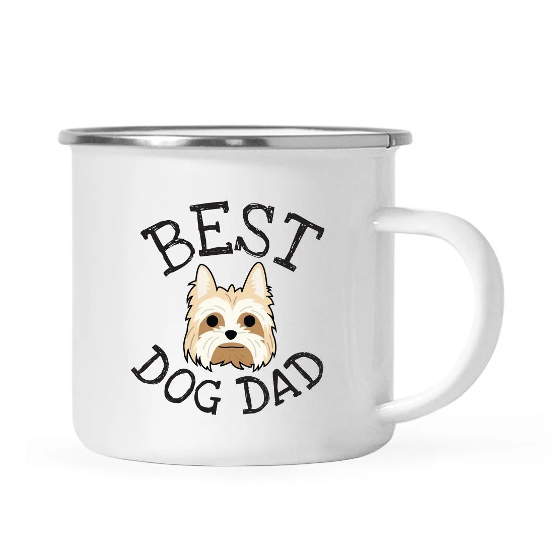 Best Dog Dad Campfire Coffee Tea Mug, Dog Graphic