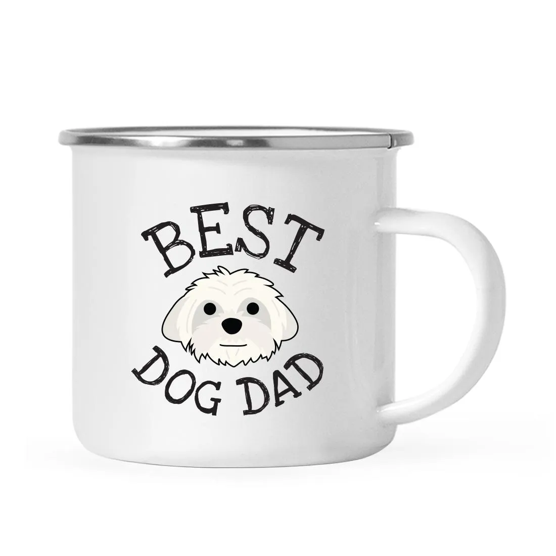 Best Dog Dad Campfire Coffee Tea Mug, Dog Graphic