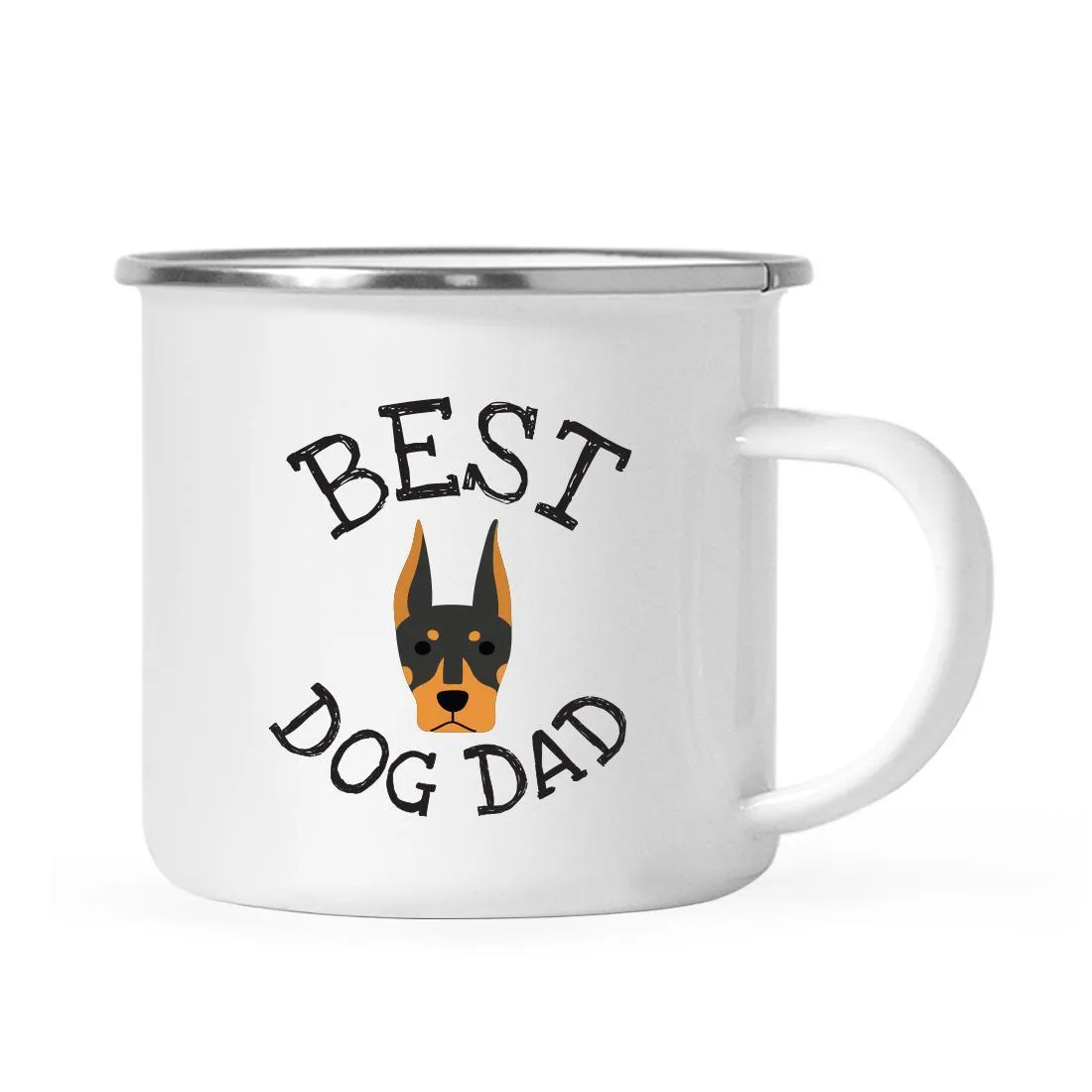 Best Dog Dad Campfire Coffee Tea Mug, Dog Graphic