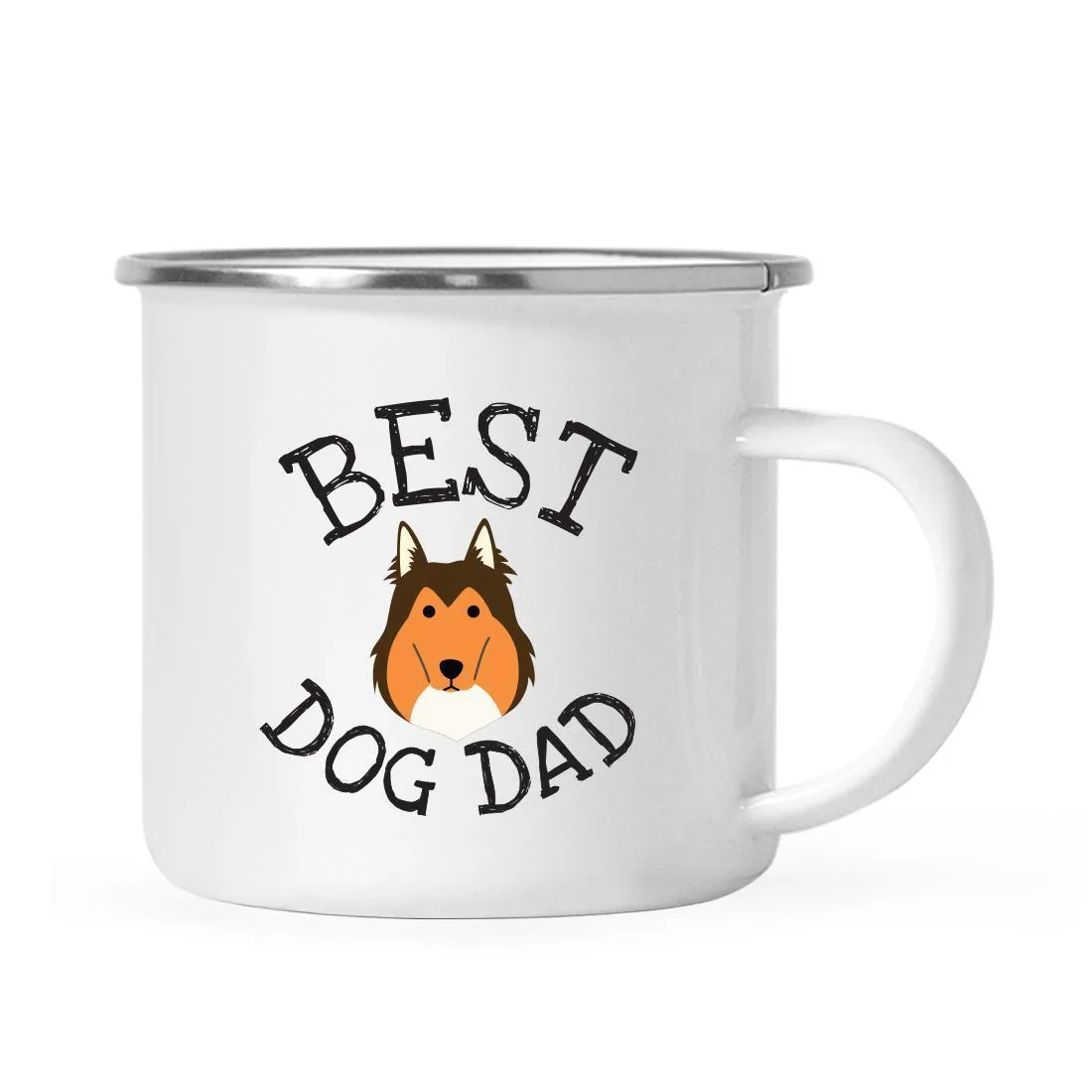 Best Dog Dad Campfire Coffee Tea Mug, Dog Graphic