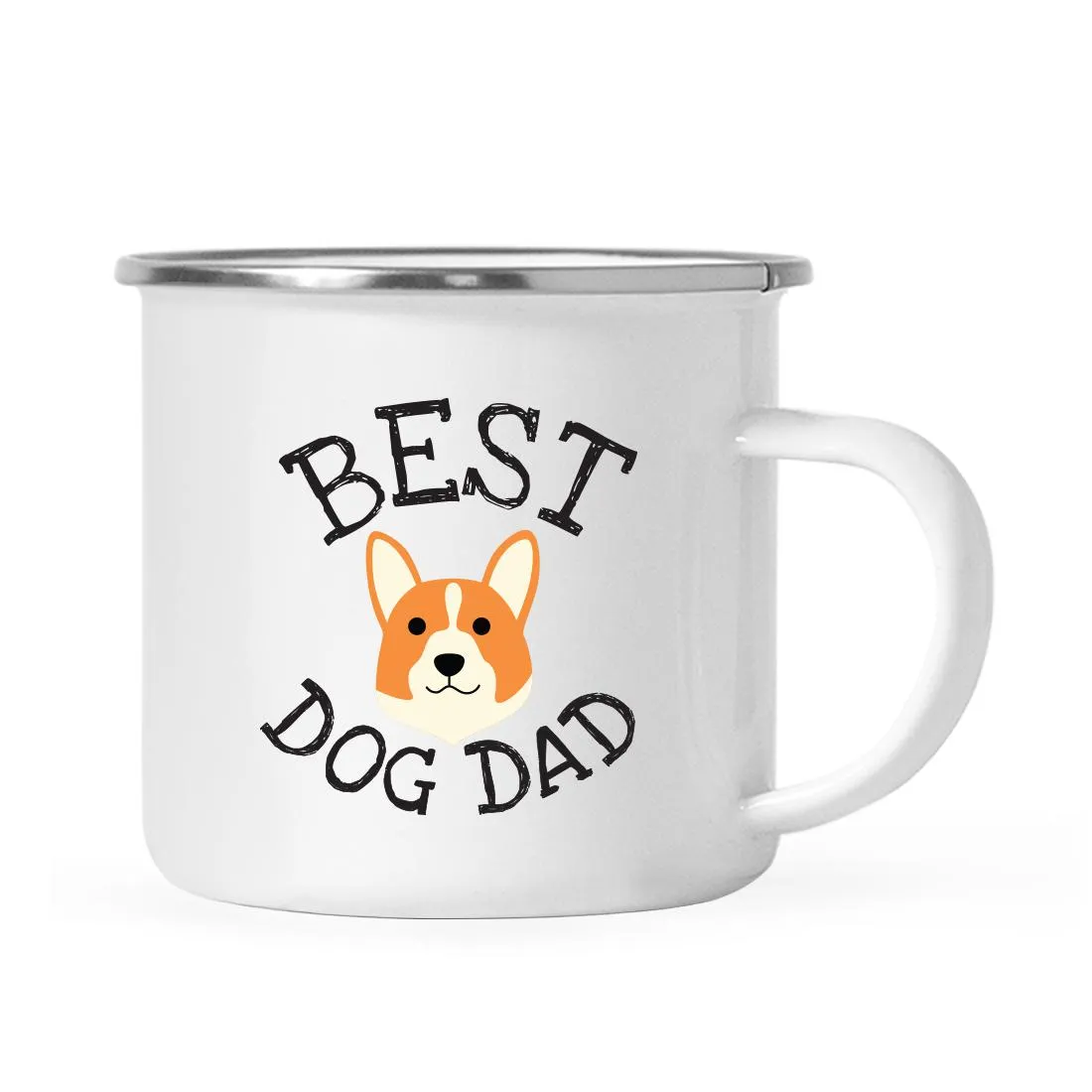 Best Dog Dad Campfire Coffee Tea Mug, Dog Graphic