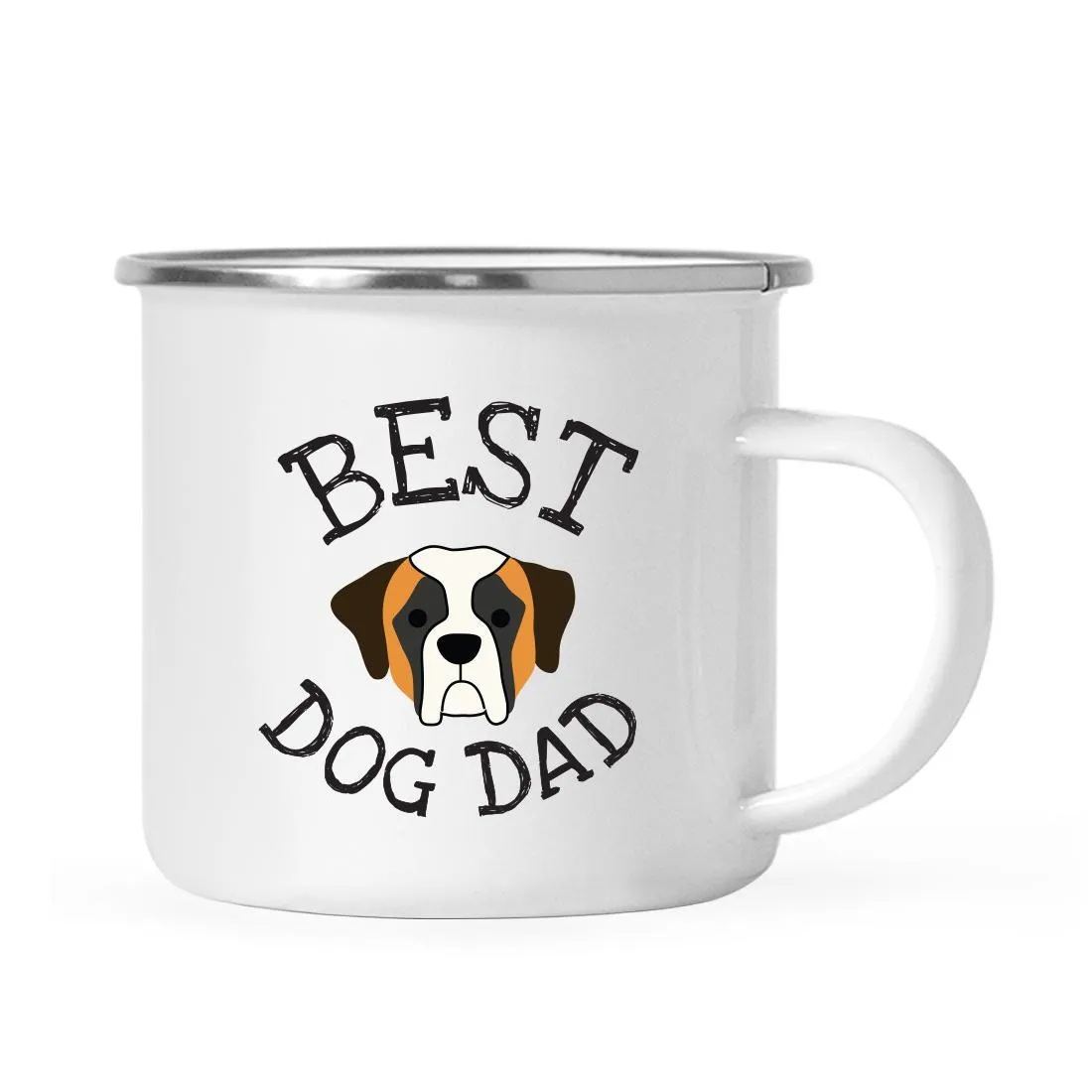 Best Dog Dad Campfire Coffee Tea Mug, Dog Graphic