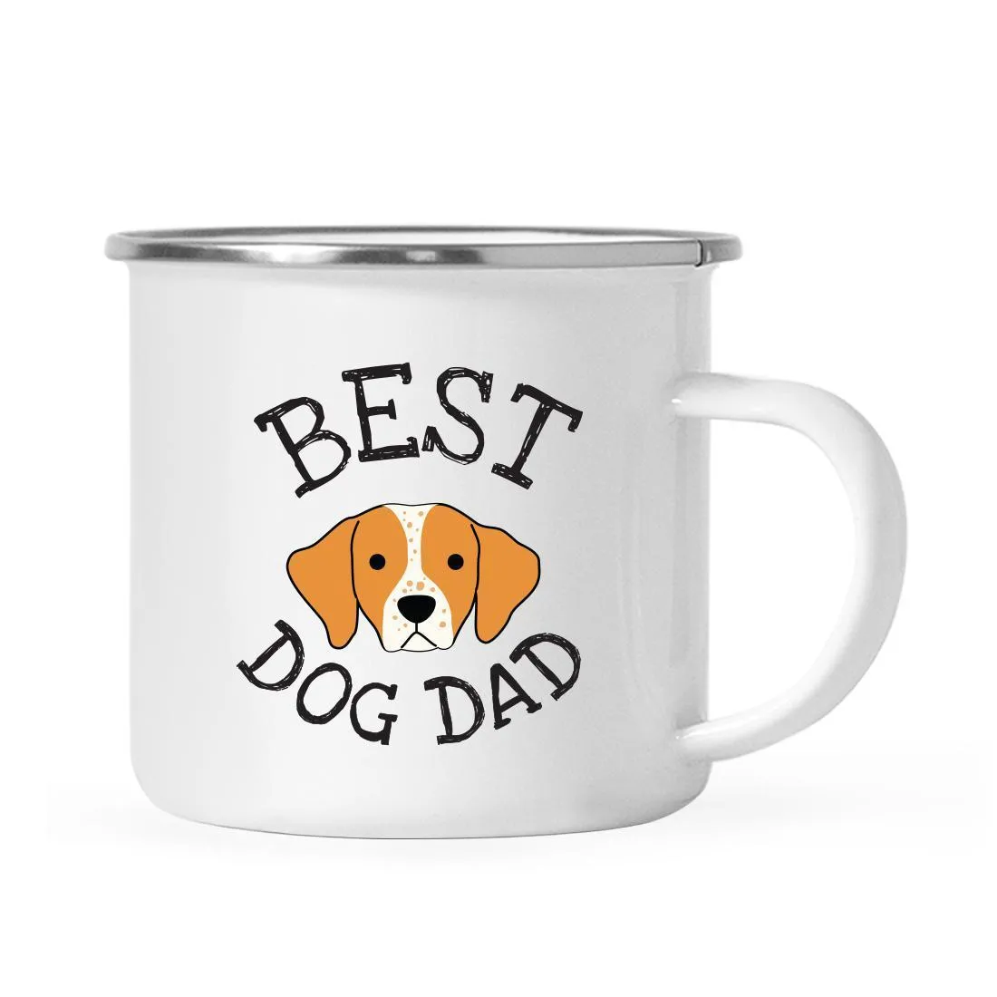 Best Dog Dad Campfire Coffee Tea Mug, Dog Graphic