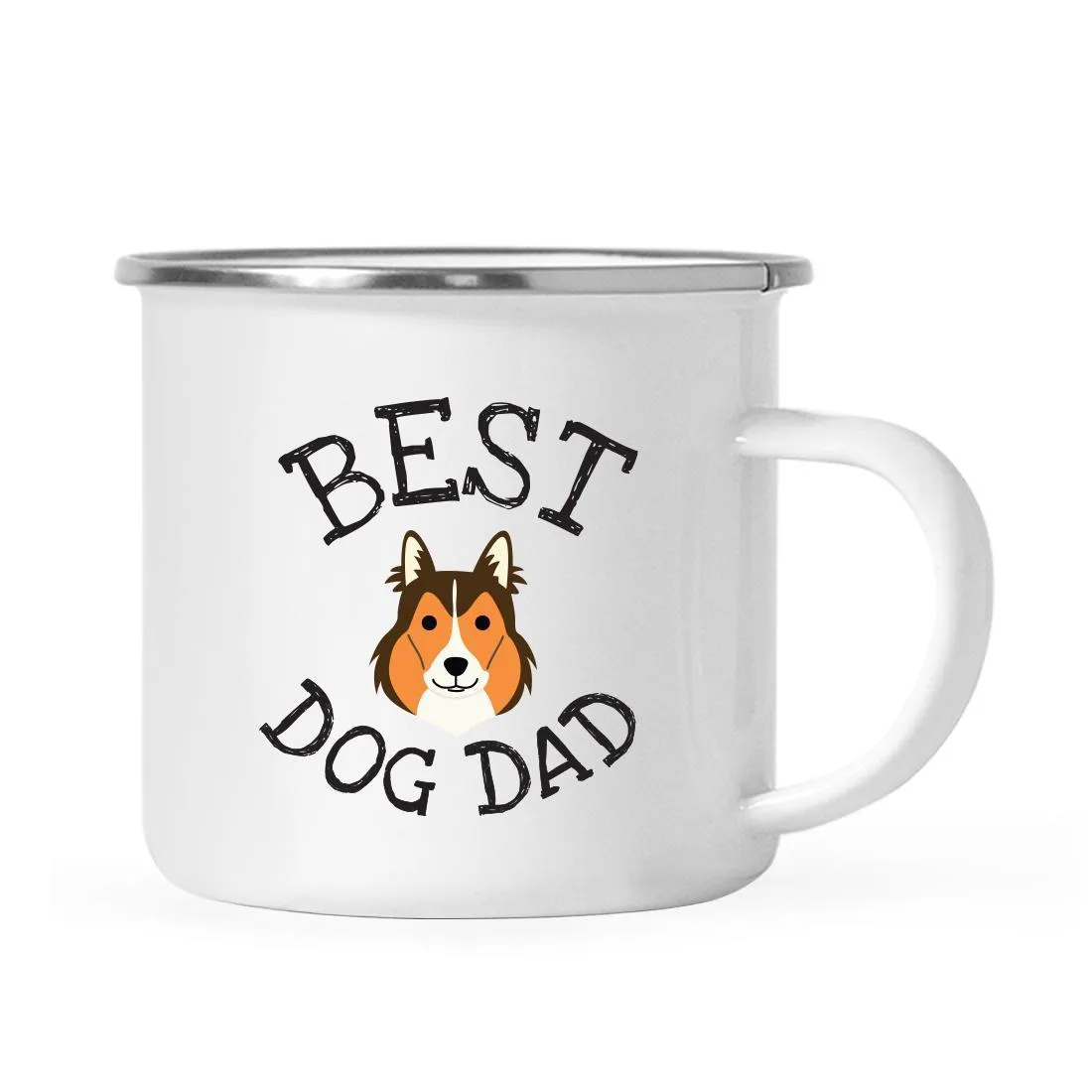 Best Dog Dad Campfire Coffee Tea Mug, Dog Graphic