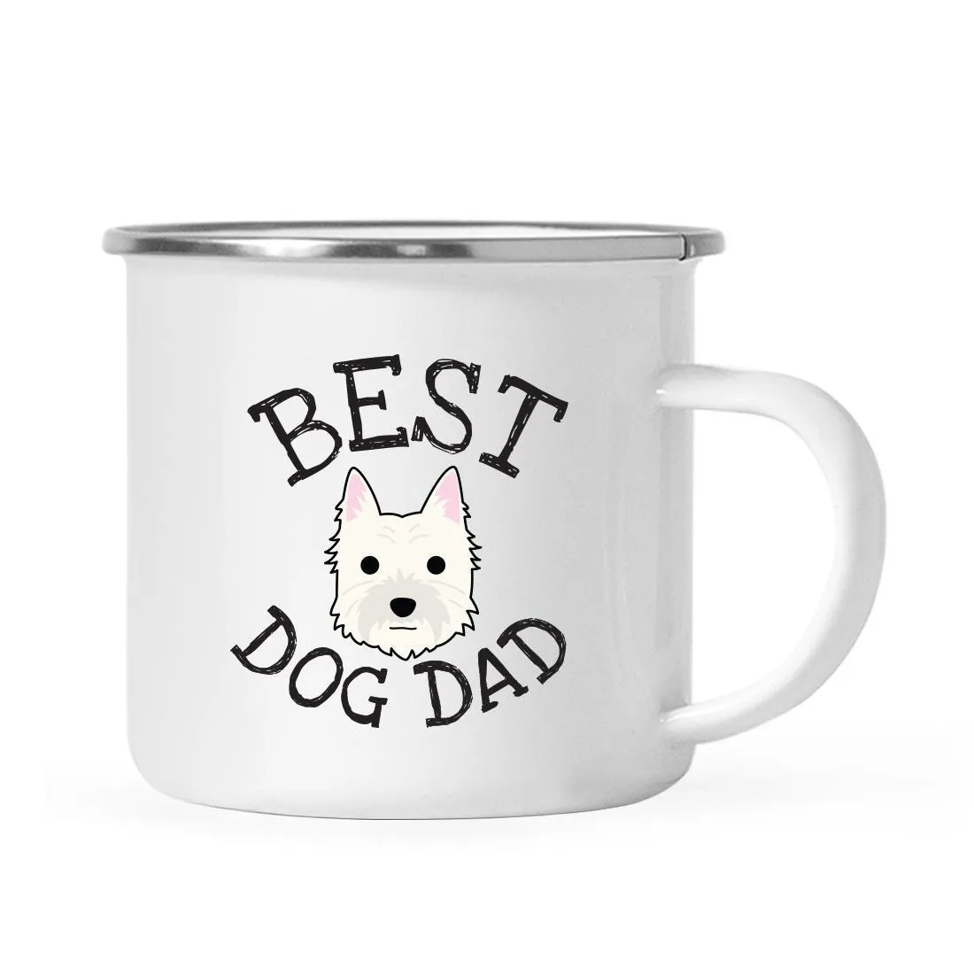 Best Dog Dad Campfire Coffee Tea Mug, Dog Graphic