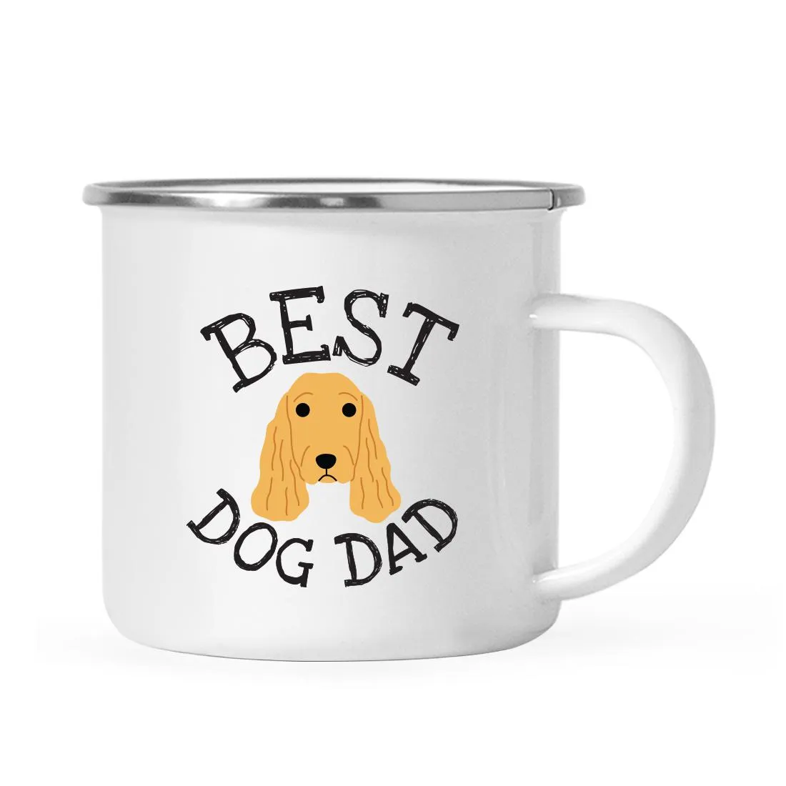 Best Dog Dad Campfire Coffee Tea Mug, Dog Graphic