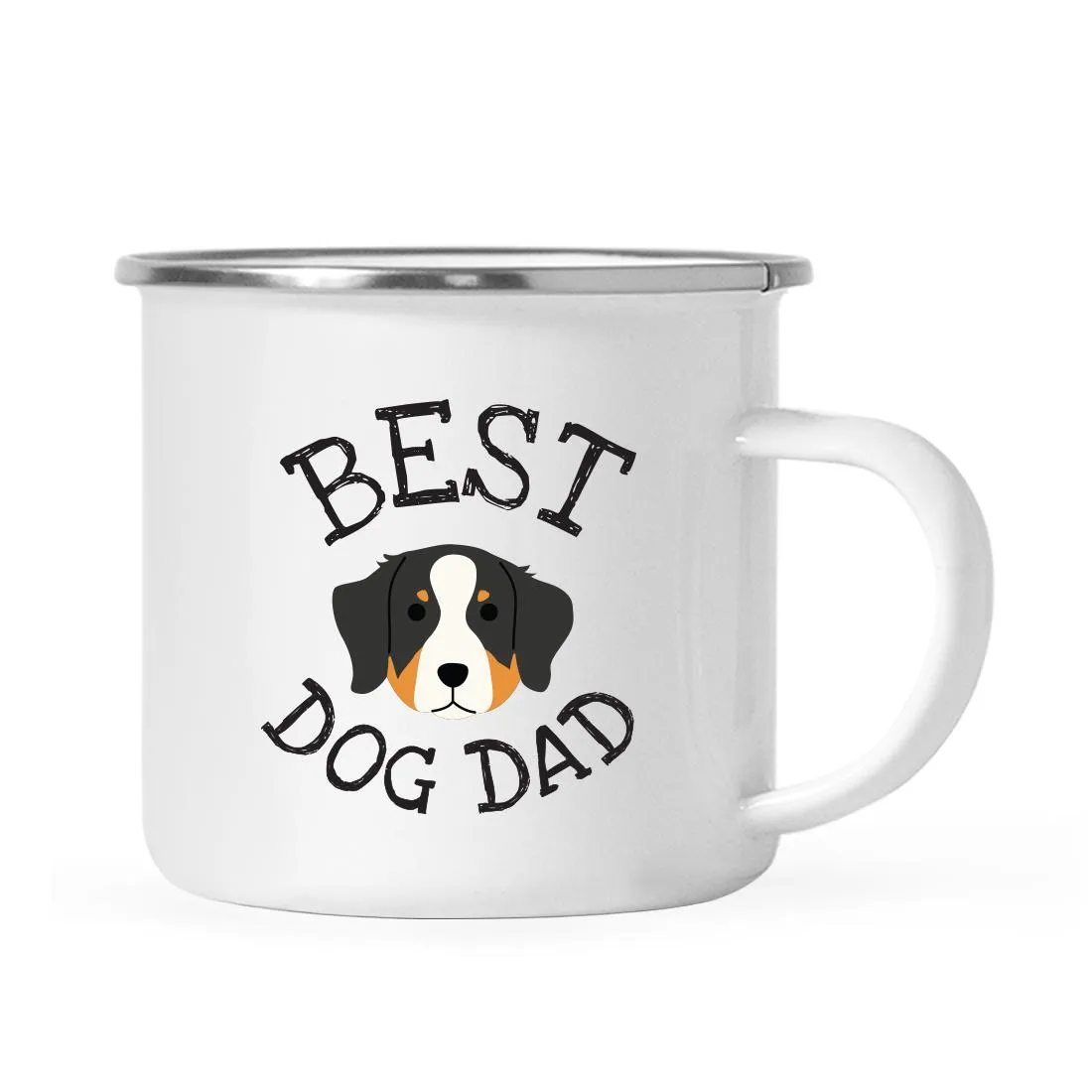 Best Dog Dad Campfire Coffee Tea Mug, Dog Graphic